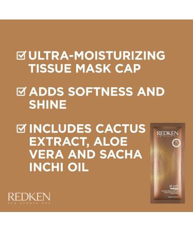 REDKEN All Soft Mega Recovery Tissue Mask Cap - Revitalize Extremely Dry Hair | 1x Piece | International Shipping Available - Buy Online on GoSupps.com