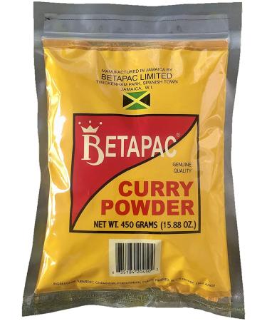 Betapac Jamaican Curry Powder 450g - Authentic Blend for Delicious Caribbean Dishes - Buy Online on GoSupps.com
