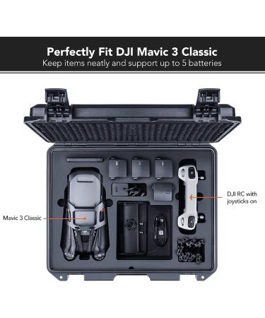 Lykus Titan M320 Waterproof Hard Case for DJI Mavic 3 - Fits Mavic 3/Cine, DJI RC/RC Pro, with Lanyard and Free MicroSD Card Case - CASE ONLY - Buy Online on GoSupps.com