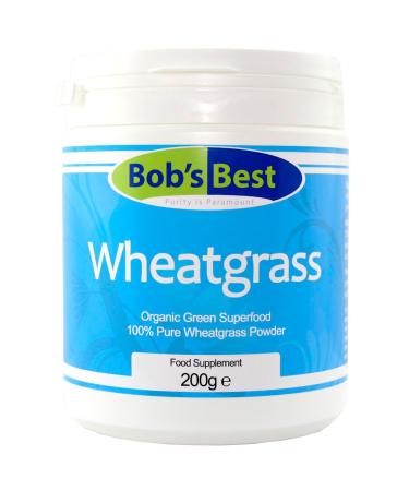 Wheatgrass Powder 100% Pure Naturally Grown Green Superfood - 200 Grams