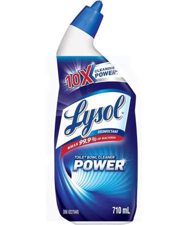 Lysol Toilet Bowl Cleaner Power For Cleaning and Disinfecting Stain Removal 10x cleaning actions 1420ml Pack of 2 (2 x 710ml) - Buy Online on GoSupps.com