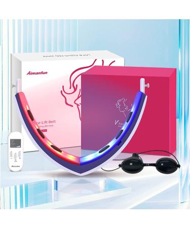 Baifuduo Double Chin Reducer with Red Blue Light - V-Face Belt for Women - 5 Modes - Buy Online on GoSupps.com