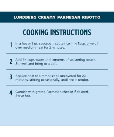 Lundberg Family Farms Traditional Italian Risotto - Creamy Parmesan Side Dish (5.5 oz, 6-Pack) - Buy Online on GoSupps.com