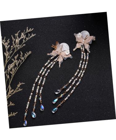 Angoily 3 Pairs Butterfly Tassel Hair Clip Minimalist Hair Barrettes Womens Accessories Japandi Decor Metal Tree Branch Clips Hanfu Headdress Hanfu Hair China Alloy Chinese Style Child - Buy Online on GoSupps.com