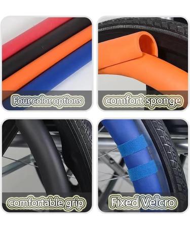 Wheelchair Push Rim Covers 1Pair Wheelchair Cover 22/24In Silicone Wheelchair Push Rim Covers Non-Slip Wear-Resistant Hand Push Protective Cover Rear Wheel Grips Cover(D 22 inch) 22 inch D - Buy Online on GoSupps.com