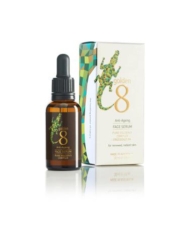 Golden 8 Anti-Aging Miracle Oil Serum | Dry Sensitive Itchy Irritated Skin Relief | Natural Crocodile Oil Skincare with Jojoba Olive Oil Vitamins A C E