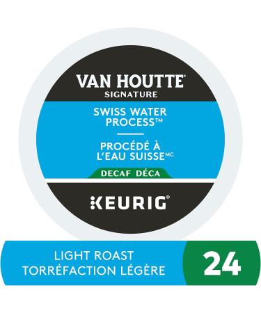 Van Houtte Swiss Water Decaf Fair Trade Organic K-Cup Coffee Pods 24 Count For Keurig Coffee Makers & Original House Decaf K-Cup Coffee Pods 24 Count For Keurig Coffee Makers - Buy Online on GoSupps.com