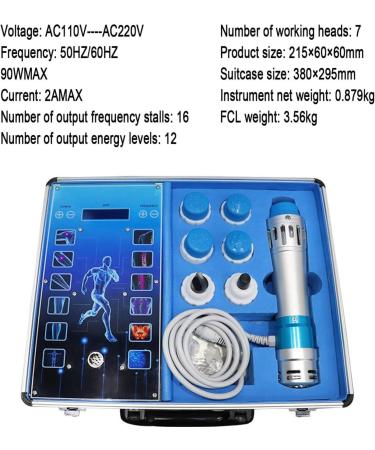 ZIXIAOS ED Shock Wave Therapy Device - Professional Pain Relief & ED Treatment Massage Device for Muscle Pain Relief - Buy Online on GoSupps.com