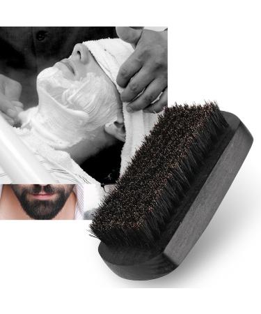 Men's Mustache Oval Black Brush - Premium Beard Care & Cleaning Kit for Styling & Massaging - Buy Online on GoSupps.com