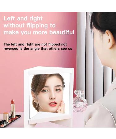 GORS Non-Mirror Makeup Mirror - True Reflection without Reversal (White) - Buy Online on GoSupps.com