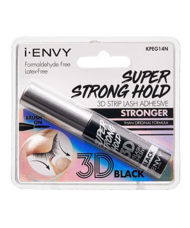 Kiss I Envy Eyelash Adhesive 3D Super Strong Hold Black