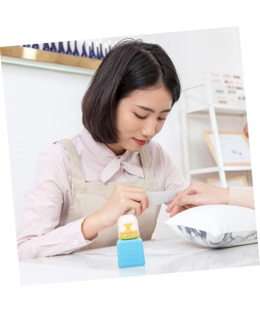Beavorty Nail remover bottle nail polish remover dip remover for nails Squeezable Dropping Bottler pump bottle dispenser push dispenser Push Down Dispenser baby manicure plastic empty pump - Buy Online on GoSupps.com