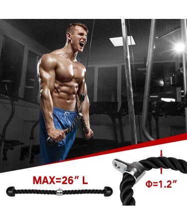 Mikolo LAT and Lift Pulley System - Adjustable Weight Cable System for Full Body Workout - Home Gym Equipment (Capacity 280 lbs) - Buy Online on GoSupps.com