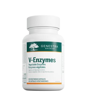 Genestra Brands - V-Enzymes - Digestive Support - 60 Vegetable Capsules