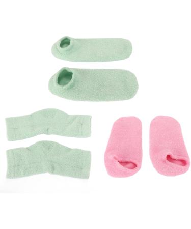 Qukaim Heels Moisturizing Socks Moisturizing Gel Heel Sleeves Exfoliating Heels Moisturizing Socks Set Nourishing Spa Socks Improves Roughness and Skin Rejution - Buy Online on GoSupps.com
