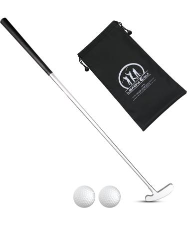 LEAGY Portable Golf Putter - Right and Two-Way Left Hand Options with 2 Balls | Ambidextrous Bag Included - Buy Online on GoSupps.com