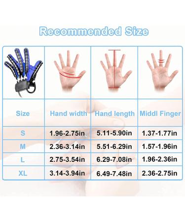 Hemiplegia Finger Trainer Rehabilitation Robot Gloves Hemiplegia Stroke Arthritis Left & Right Hand Finger Rehabilitation Trainer Relieve Hand Stiffness(Size:M Color:Left Hand) Medium Left Hand - Buy Online on GoSupps.com
