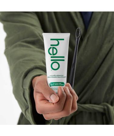 Hello Naturally Whitening Fluoride Toothpaste Farm Grown Mint Vegan SLS Free Gluten Free and Peroxide Free 98 mL Mint 98 ml (Pack of 1) - Buy Online on GoSupps.com