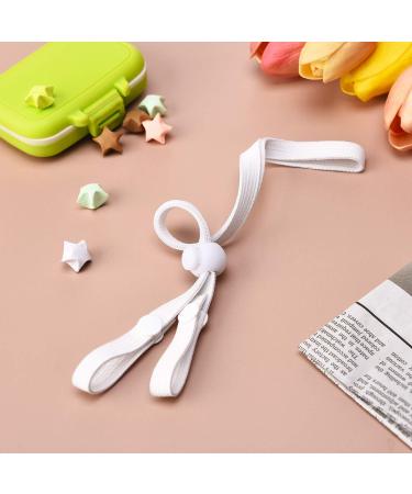 BBTO Adjustable Ear Straps - 12 Anti-Slip Ear Loop Extension Straps for Dust and Food Workers - White - Buy Online on GoSupps.com