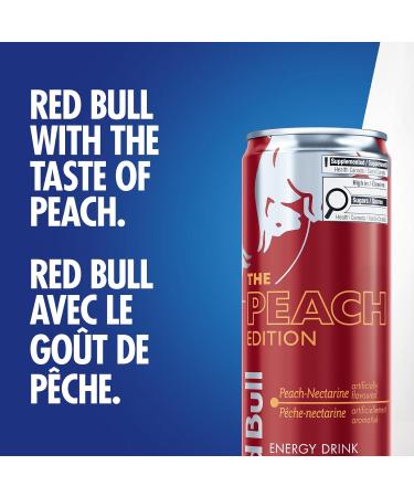 Red Bull Energy Drink Peach-Nectarine 473ml (12 Pack) - Buy Online on GoSupps.com