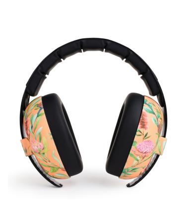 Banz Bubzee Baby Ear Defenders 0-36 Months Waratah - Loud Noise Cancelling Baby Headphones & Toddler Ear Muffs Size Adjustable