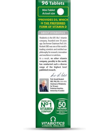 Vitabiotics Ultra Vitamin D 2000IU Tablets - Extra Strength 96 Count - Buy Online on GoSupps.com