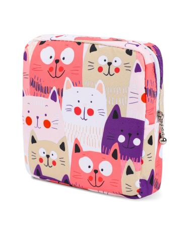 KALIONE Period Pouch Period Bag for Period Period Bags for Teen Girls Sanitary Pad Storage Bag Portable Storage Bag for Sanitary Reusable Period Pouch for Teen Girls Pad Holder for Teens