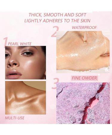 Mermaid Pink Glitter Makeup Highlighter for Face and Body - Buy Online on GoSupps.com