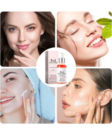  Dgayaeic 5-in-1 face serum reduces wrinkles and dark spots 30ml repairing liquid drops moisturizing face oil skin brightening oil improves complexion. - Buy Online on GoSupps.com