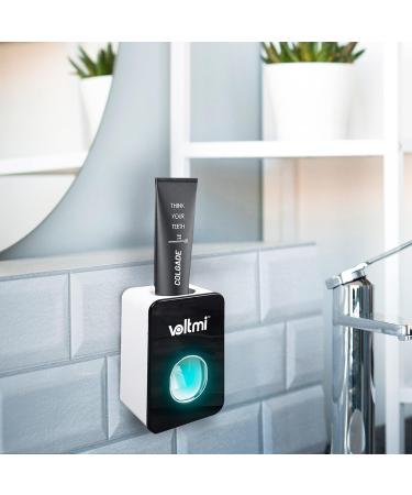 Voltmi Automatic Toothpaste Dispenser - Black | Effortless Toothpaste Control for a Cleaner Bathroom | International Shipping Available - Buy Online on GoSupps.com