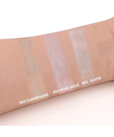 Boobeen Liquid Highlighter - Shimmer Glow Illuminator Drops for Radiant Skin - Champagne - Buy Online on GoSupps.com