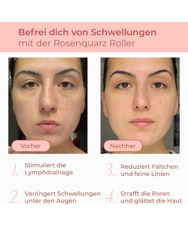 Plantifique Rose Quartz Roller & Gua Sha Set - Natural Facial Massage Tool for Eye Swelling & Skin Tightening - Buy Online on GoSupps.com