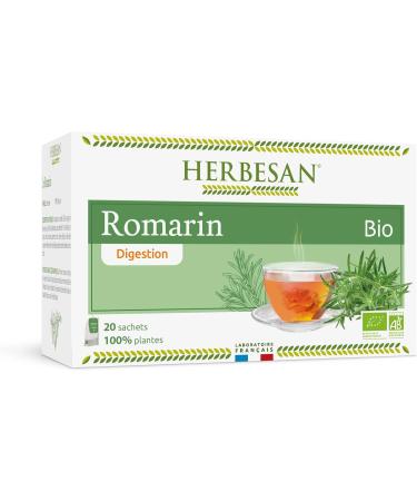 Herbesan Infusion Rosemary Digestion Organic 20 Sachets - Buy Online on GoSupps.com