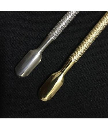 Nail Art for Women Cuticle Pusher Double Head Remove Dead Skin Stainless Steel Nail Polish Remover Tool for Manicure Nail Polish Removal for Manicure - Buy Online on GoSupps.com