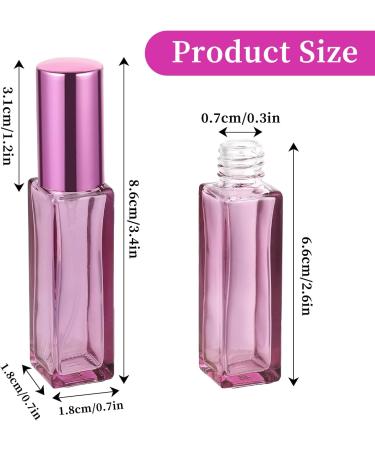 5 Pcs Mini Spray Bottles - 10ML Portable Fine Mist Atomizers for Perfume Cleaning & Cosmetics | Refillable Pocket Glass Spray Bottles - Buy Online on GoSupps.com