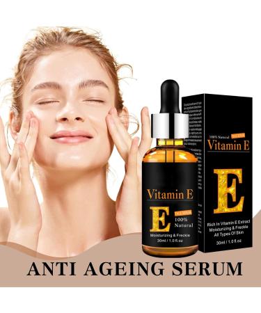 Trendyfave Vitamin E Serum Vitamin E Anti Wrinkle Serum To Even Skin Tone Skin Care Essence For Reduce Lines Dark Spot Remover For Face Hydrating Serum Vitamin E Eye Serum 30ml - Buy Online on GoSupps.com