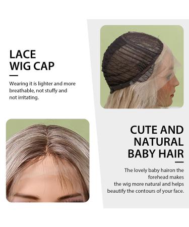 Platinum Blonde Lace Front Wig for Women - Long Curly Style, Natural & Glueless - Heat Resistant Synthetic Hair - Buy Online on GoSupps.com