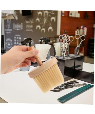 MAGICLULU Hairdressing Bristle Brush Neck Brush Tool Barber with Wood Handle Shaving Brush Barber Accessories Salon Shave Brush Barber Brush Neck Duster Manual Sharpened Yellow Hair - Buy Online on GoSupps.com