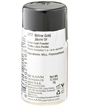 NYX Professional Makeup Loose Pearl Eyeshadow - Yellow Gold | International Shipping Available - 0.10 Ounce - Buy Online on GoSupps.com