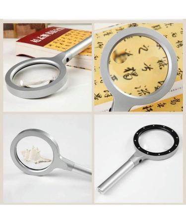 Portable Magnifiers Magnifier Hand-held Primary Mirror 10 Times with Sub Guide HD Secondary Reading Antique Identification Newspaper Full of Stars - Buy Online on GoSupps.com