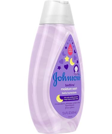 Johnson's Bedtime Baby Moisture Body Wash with Coconut Oil - 13.6 fl. oz | Tear-Free Night Time Bath Wash, Hypoallergenic, Paraben & Dye-Free - Buy Online on GoSupps.com