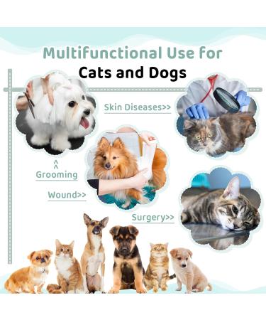 Buy Adjustable Calant Anti-Neck Protective Collar for Cats | Elizabethan Collar in Light Green (S) - Ideal Solution for Pet Safety - Buy Online on GoSupps.com