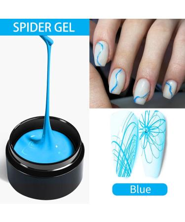  Huyeruie Nail paint gel spider gel for nails | Multipurpose nail polish gel nail polish elastic gel nail polish liner liner for natural nails thin nails - Buy Online on GoSupps.com