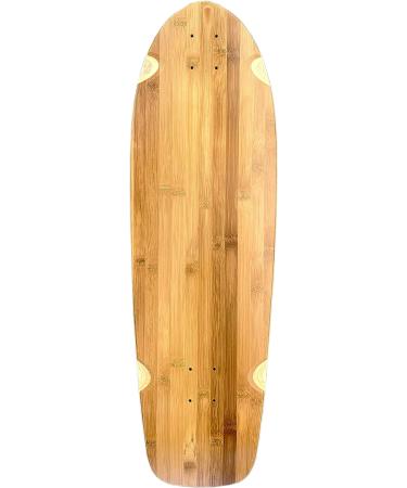 Lucid 33 Bamboo Old School Skateboard - Blank Longboard Deck - Buy Online on GoSupps.com