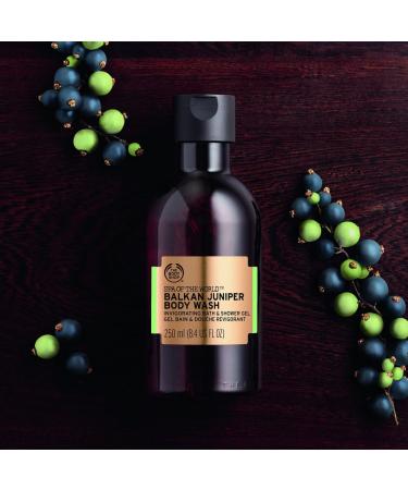 The Body Shop Spa of the World Balkan Juniper Body Wash Invigorating Bath and SHower Gel - 250ml - Buy Online on GoSupps.com