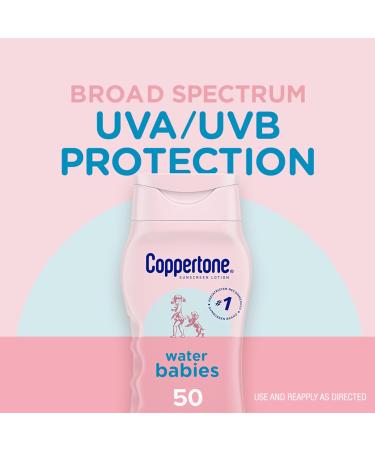 Coppertone Water Babies Sunscreen Lotion SPF 50 - Pediatrician Recommended Water Resistant 8 Fl Oz (Pack of 12) - Ideal for Kids - Buy Online on GoSupps.com