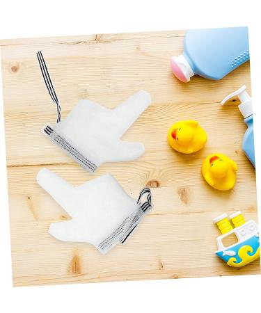 ORFOFE Anti-Eating Gloves Baby Mitts - Stop Thumb Sucking Kit | Nylon Orthotics Thumb Protector for Babies | White 13x7.5cm - Buy Online on GoSupps.com