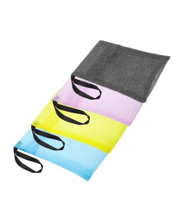 MUSISALY 4 Pcs Foaming Soap Bag Soap Pouch Soap Bag for Shower Body Exfoliating Soap Bag Soap Bar Bag Nylon