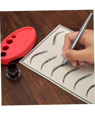 Healvian 1pc Embroidery Silver Thin Pen Slender Multifunction Eyebrow Single-end Manual Pointed - Buy Online on GoSupps.com