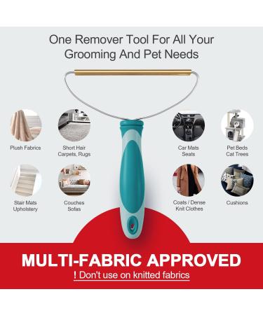 Pet Hair Remover Tool - Dog & Cat Hair Cleaner Lint Roller & Fur Removal Brush for Carpets Furniture & More - Portable & Effective - Green - Buy Online on GoSupps.com
